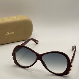 Chloé Cat Eye Sunglasses - Red